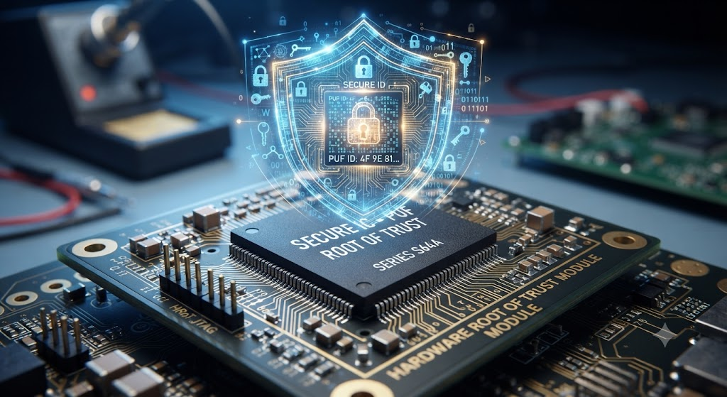 Hardware root of trust and PUF security chip for digital identity